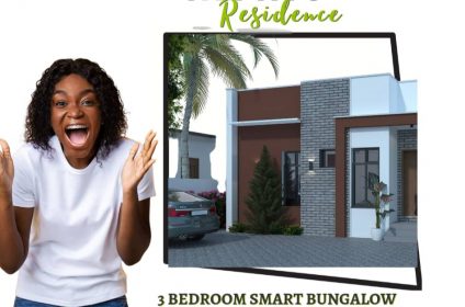 Irving Park Residence Smart Bungalow very affordable 3 bedroom semi detached smart house bungalow in a safe and secured estate in in oribanwa awoyaya ajah