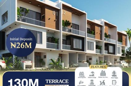 GCC 4 LEKKI PHASE 4 BEDROOM TERRACE DUPLEX WITH BQ AT LEKKI PHASE 1